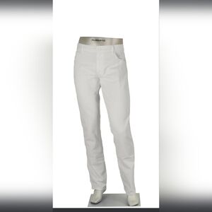 Mens Alberto white pants 36 x 34